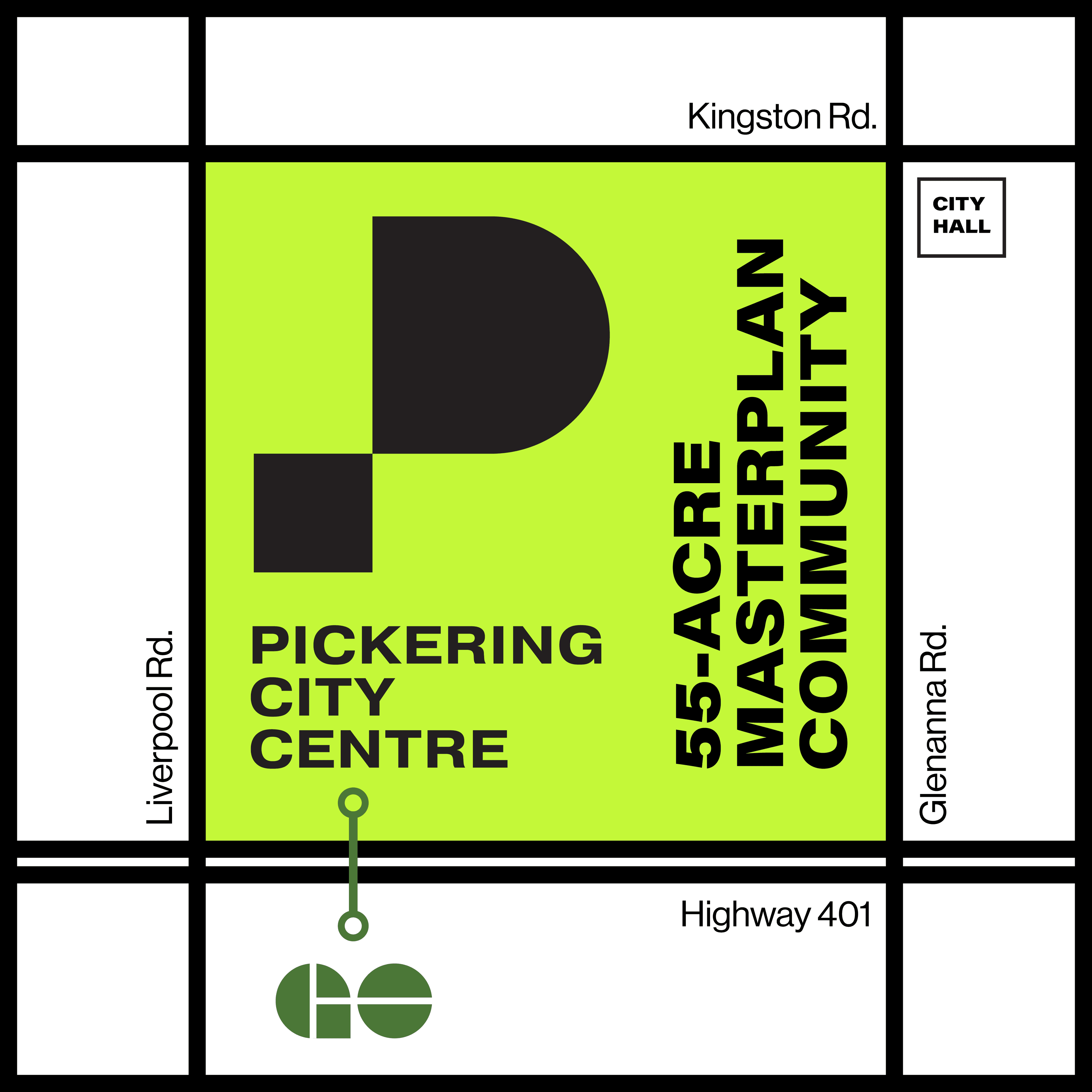 Pickering City Centre Map - Mobile View