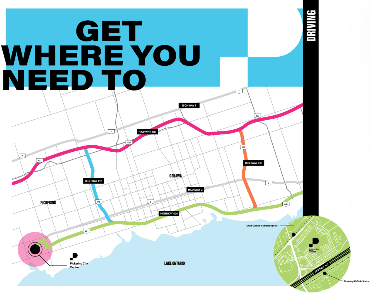 Pickering City Centre Neighbourhood Map